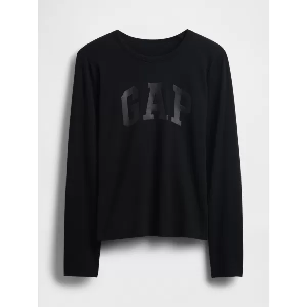  Tricou pentru femei GAP CREW LONGSLEEVE TEE 846968-02 NEGRU 