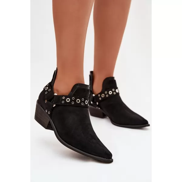  Pantofi de dama BOTO VANNESSAE 41391 NEGRU 