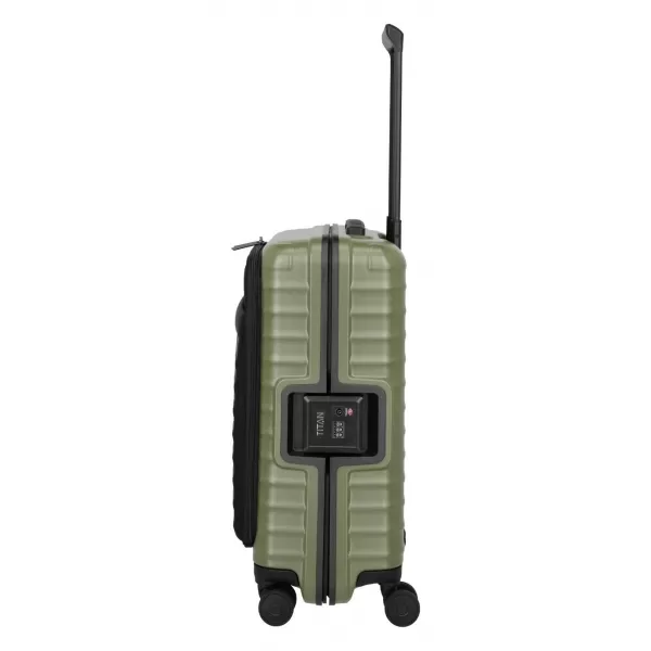  Valiză TITAN Overseas S Front pocket Forest green VERDE DE PĂDURE 
