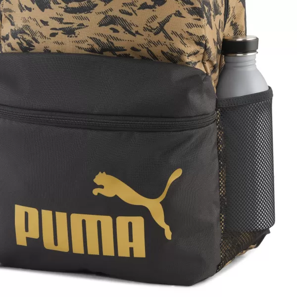  Rucsac PUMA PHASE AOP BACKPACK 091169_07 LEOPARD/GOLD LEOPARD/PUMA AURIE NR.1 