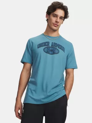 Tricou pentru bărbați UNDER ARMOUR UA M WM LOCKER TAG SS 6012778-466 ALBASTRU
