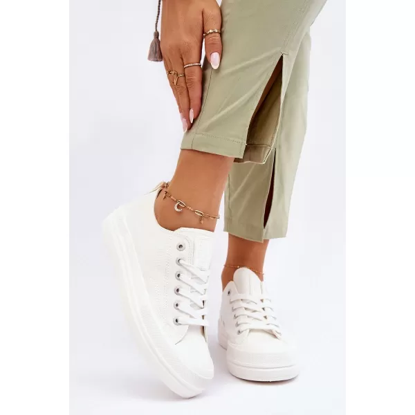  Adidași de damă BIG STAR LL274968 WHITE Pantofi Big Star 
