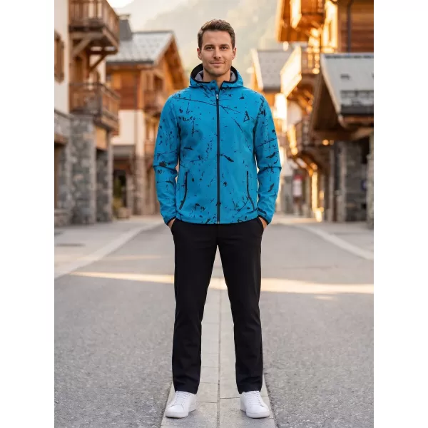  Jachetă softshell premium pentru bărbați ALTISPORT VOJ/ALM034JACK01 SMARALD 