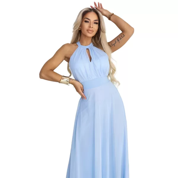  Rochie NUMOCO 662-1 ALBASTRU DESCHIS 