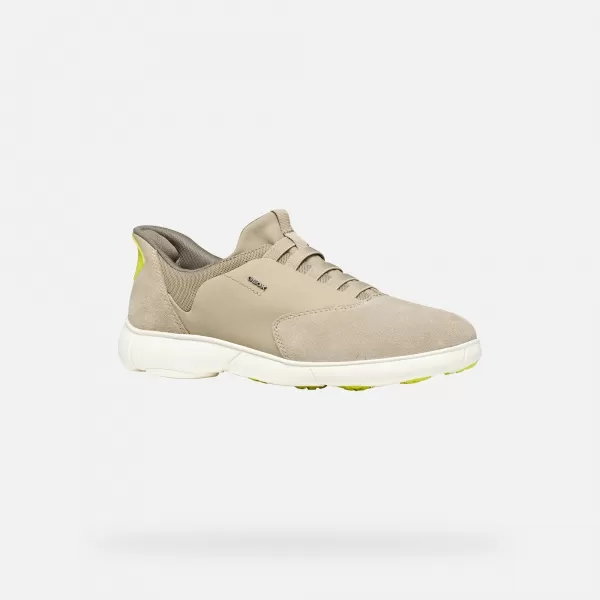  Adidași pentru bărbați GEOX NEBULA 2.0 PLUS G014413 BEJ 