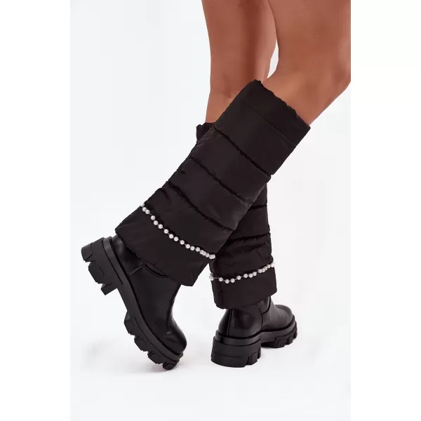  Cizme de dama BOTO IRVETTE 40092 NEGRU 