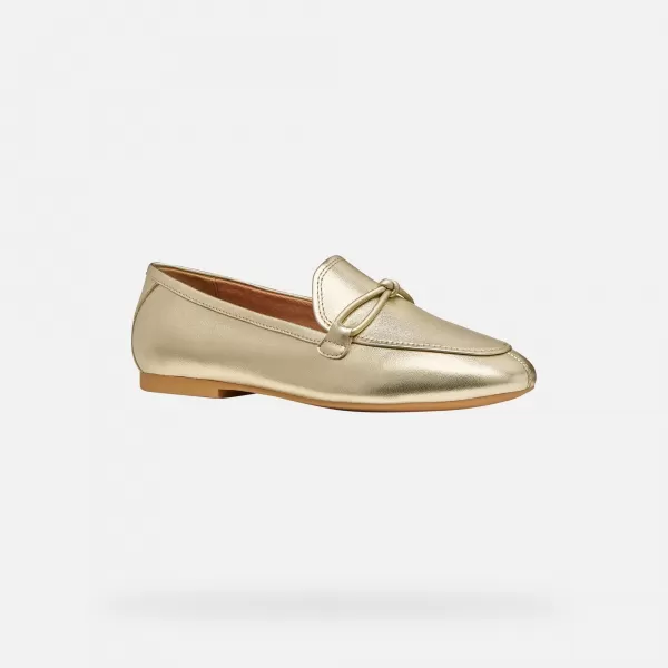  Mocasini de dama GEOX NEW PALMARIA G012922 DE AUR 