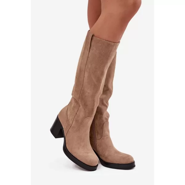  Cizme de dama BOTO SANELLE 40149 KAKI 