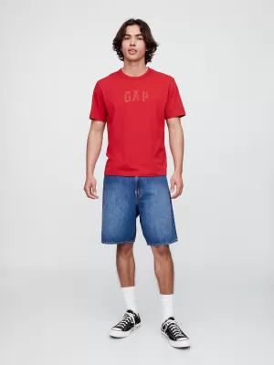 Tricou pentru bărbați GAP HIGH DENSITY LOGO TEE 782369-02 LOGO ROȘU MODERN