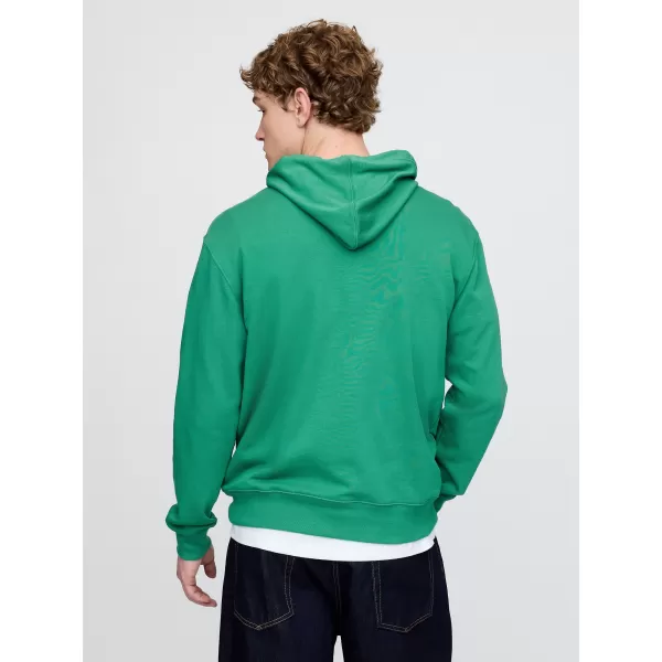  Hanorac pentru bărbați GAP LOGO PULLOVER HOODIE 708409-01 TRIFOIUL IRLANDEZ 