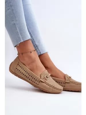 Mocasini de dama BOTO RASIRNA 31619 KAKI