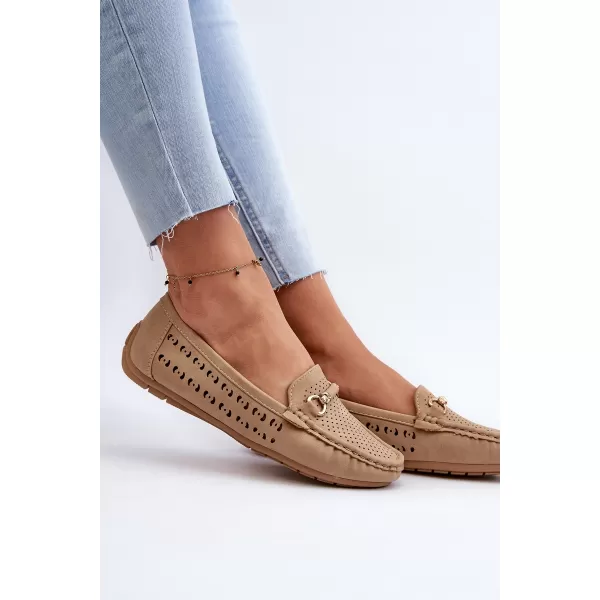  Mocasini de dama BOTO RASIRNA 31619 KAKI 