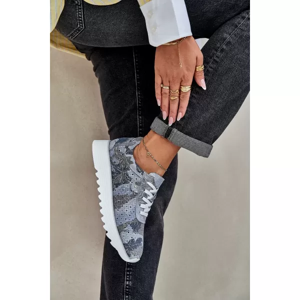  Pantofi de dama D&A LR51-635 ALBASTRU 
