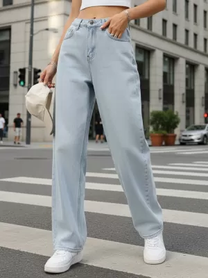 Pantaloni de dama DSTREET UY2893 ALBASTRU
