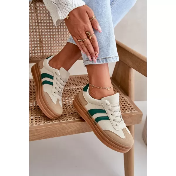  Adidași de damă EVENTO NESONICE BEJ/VERDE 