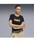 Tricou pentru femei PUMA ESS LOGO LAB TEE 691824_01 PUMA NEGRU