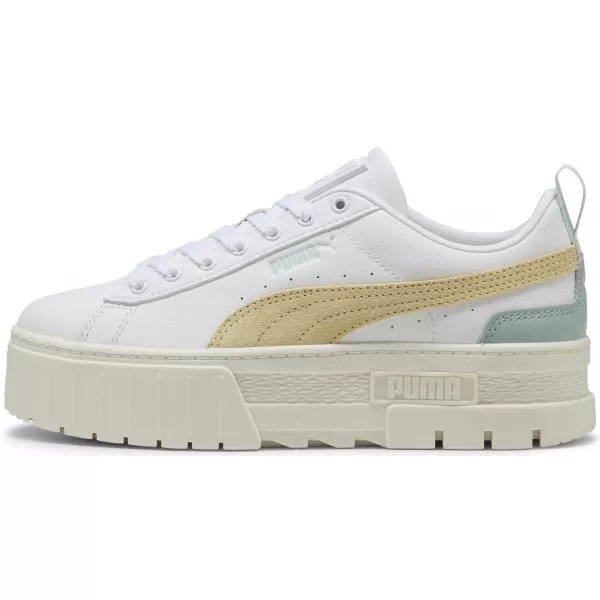  Pantofi de dama PUMA MAYZE LTH WN S 381983-51 PUMA ALB/MODERN MINT 
