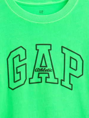 Tricou pentru copii GAP HEAVY WEIGHT LOGO TEE 780335-01 VERDE LIME NEON