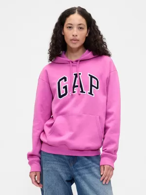 Hanorac de dama GAP LOGO PULLOVER HOODIE 463506-87 LILIAC ÎN DEVENIRE