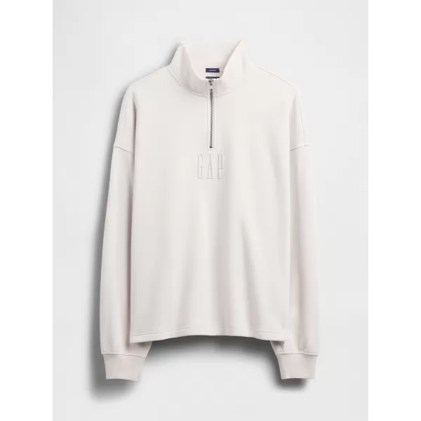  Hanorac GAP CORP LOGO HALF ZIP 873446-00 GRI OBIȘNUIT 