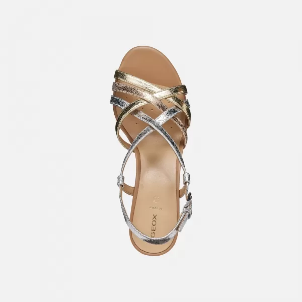  Sandale de dama GEOX VIRNILISA 65 S G012824 DE AUR 