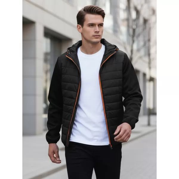  Jachetă pentru bărbați DSTREET TX3785 NEGRU 