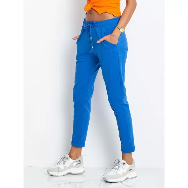  Pantaloni de trening pentru femei BASIC FEEL GOOD RV-DR-3589.10X ALBASTRU ÎNCHIS 