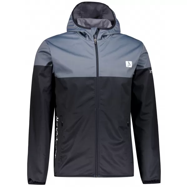  Jachetă softshell premium pentru bărbați ALTISPORT VOJ/ALM051JACK01 NEGRU CENUȘIU 