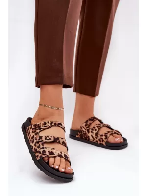 Papuci de damă BOTO ULIRI 36081 LEOPARD
