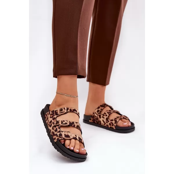  Papuci de damă BOTO ULIRI 36081 LEOPARD 
