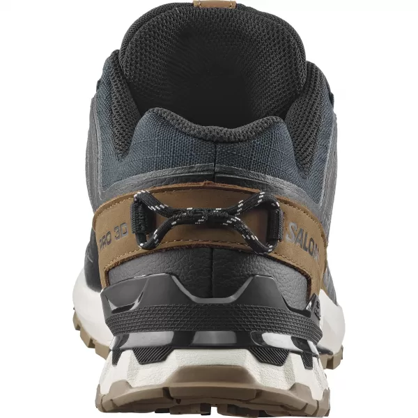  Pantofi pentru bărbați SALOMON XA PRO 3D V9 GTX LIFELONG M L47963800 NEGRU/COYOTE BROWN/GHEAȚĂ DE VANILIE 