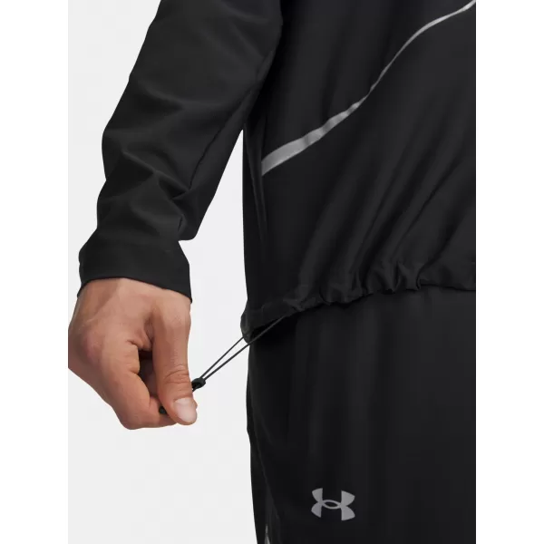  Jachetă pentru bărbați UNDER ARMOUR UA UNSTOPPABLE WOVEN JACKET NEGRU 