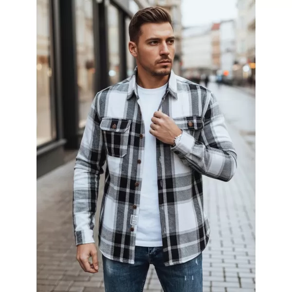  Cămașă pentru bărbați DSTREET DX2673 NEGRU 