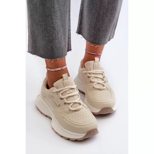  Adidasi de dama BIG STAR NN274A105 BEI Pantofi Big Star 
