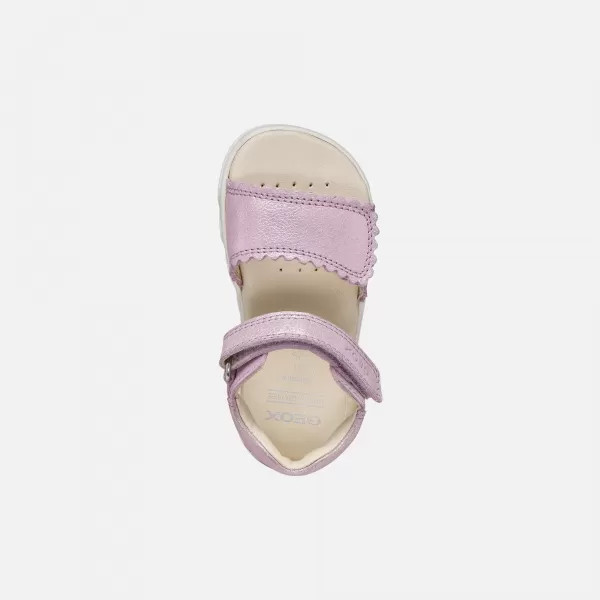  Sandale pentru fete GEOX SANDAL STEPPIEUP B656QB000CRC8020 ROZ 