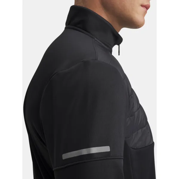  Hanorac pentru bărbați UNDER ARMOUR UA ARMOUR FLC PRO UTILITY QZ 6005688-001 NEGRU 