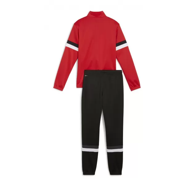  Trusa pentru copii PUMA TEAMRISE TRACKSUIT JR 658655_01 PUMA ROȘU/PUMA NEGRU 