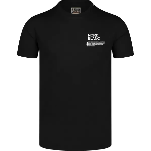  Tricou pentru bărbați NORDBLANC NOTHINGNESS NBSMT8150 NEGRU 