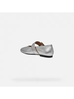 Balerini de dama GEOX NEW PALMARIA G011977 ARGINT