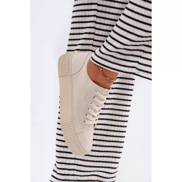  Adidasi de dama BIG STAR RR274407 BEJ Pantofi Big Star 