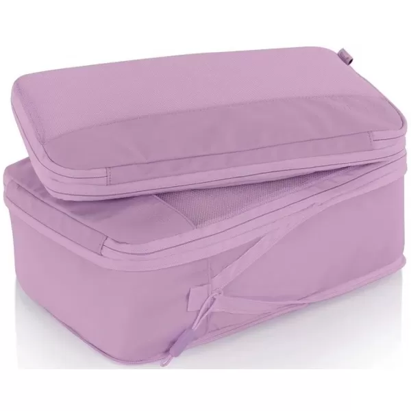  Valiză HEYS Ecotex Compression Packing Cube 4 Pc Set FLOARE DE LILIAC 