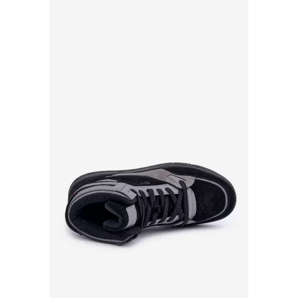  Adidași bărbați BIG STAR OO174303 BLACK Pantofi Big Star 
