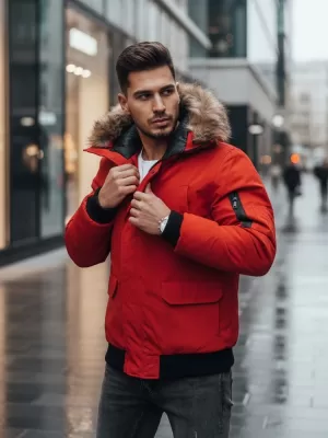 Jachetă pentru bărbați DSTREET TX2875 ROŞU