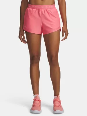 Pantaloni scurți de damă UNDER ARMOUR TECH PLAY UP SHORTS 1389882-600 ROZ