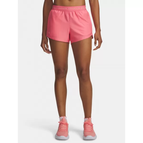  Pantaloni scurți de damă UNDER ARMOUR TECH PLAY UP SHORTS 1389882-600 ROZ 