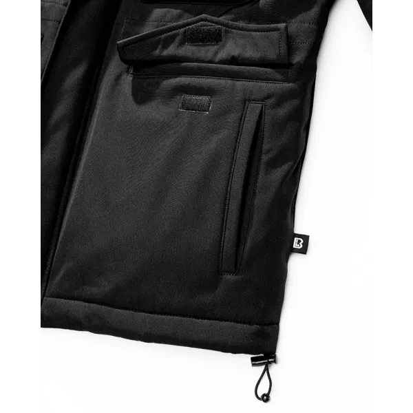  Jachetă softshell pentru bărbați BRANDIT 3208 NEGRU 