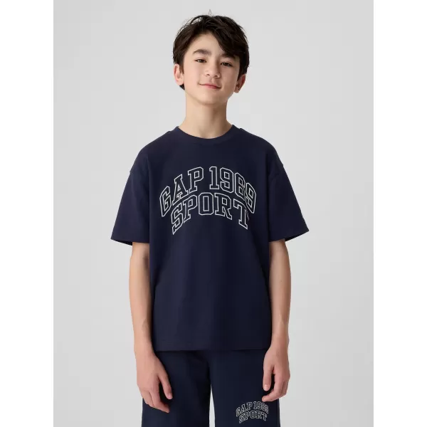  Tricou pentru copii GAP LOGO CREW TOP 432540-02 UNIFORMA MARINEI 