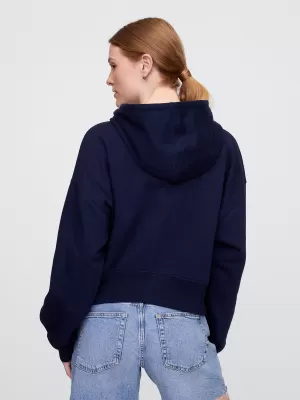 Hanorac de dama GAP LOGO HOODIE ZIP 823753-02 UNIFORMA MARINEI