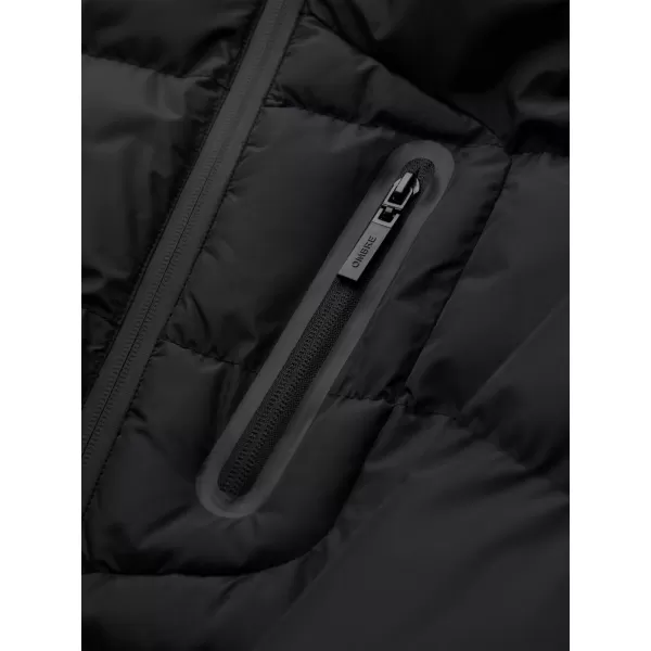  Jachetă pentru bărbați OMBRE OM-JAHP-0302 NEGRU 