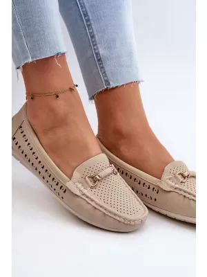 Mocasini de dama BOTO RASIRNA 31619 BEJ